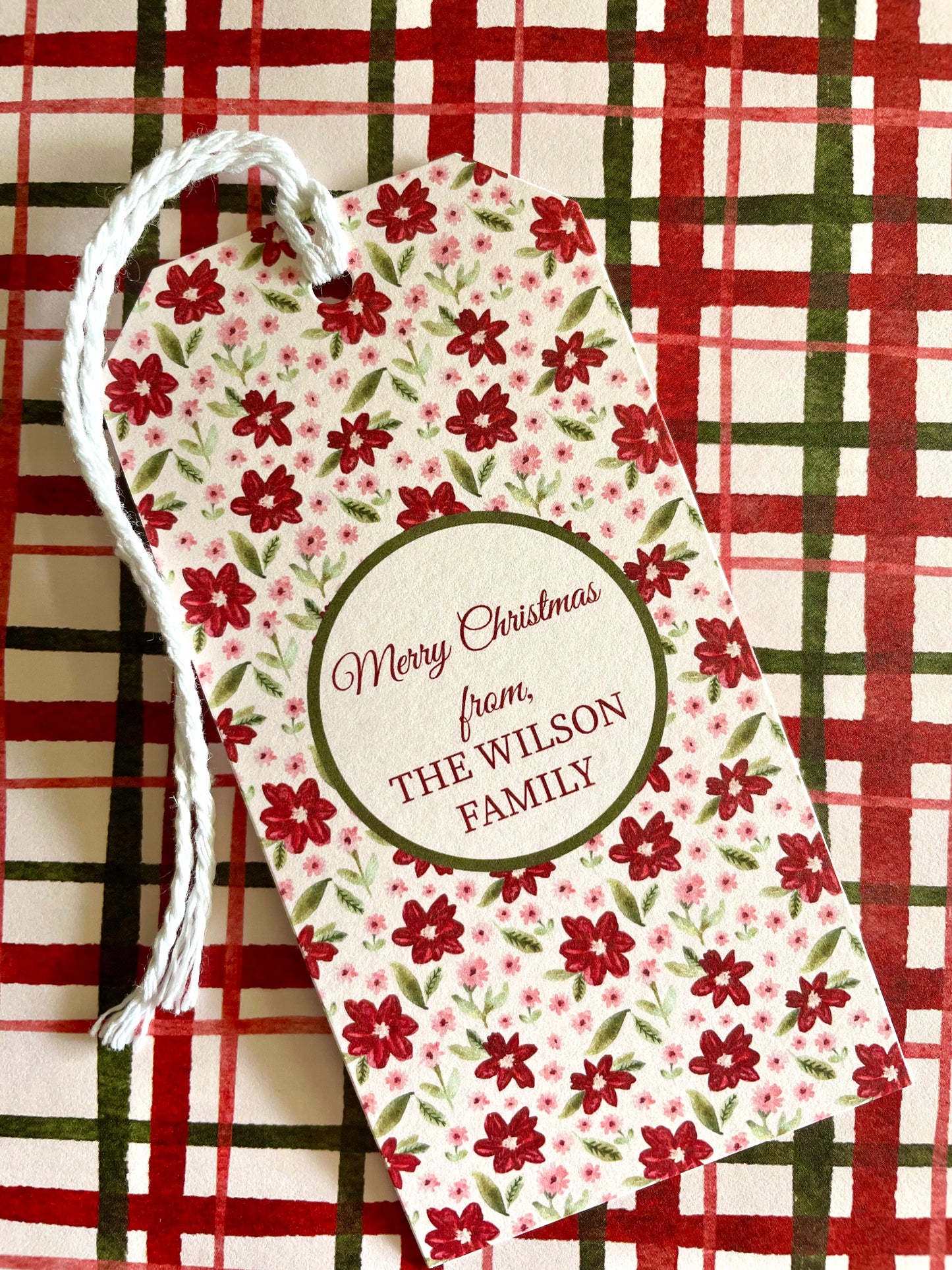 Painted Petals Gift Tag