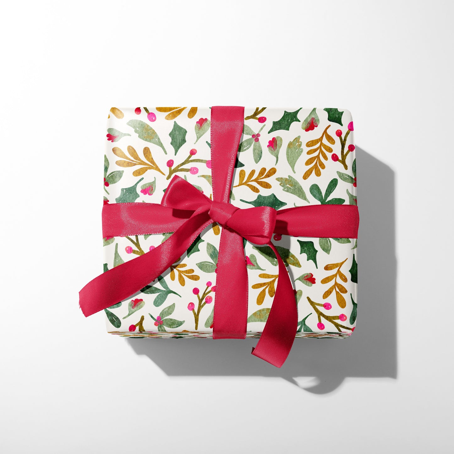 Leaves and Berries Wrapping Paper