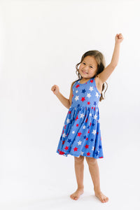 Blue Star Racerback Dress
