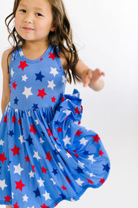 Blue Star Racerback Dress