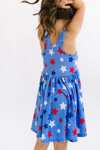 Blue Star Racerback Dress