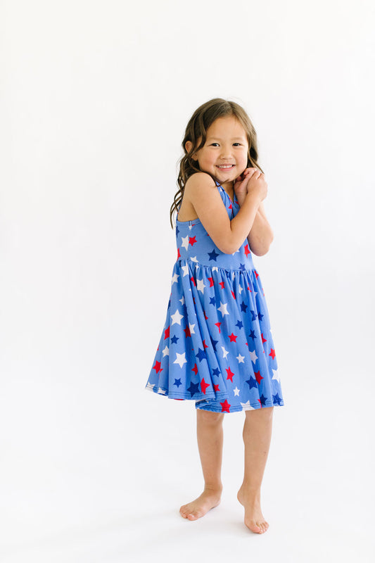 Blue Star Racerback Dress