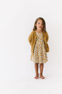 Cotton Cardigan in Bronze