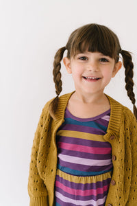 Cotton Cardigan in Bronze