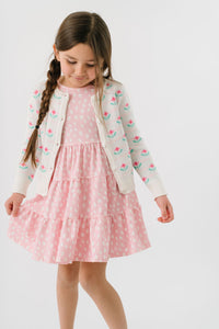 Spring Geo Floral Cardigan