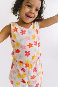 Retro Daisies Tank Romper