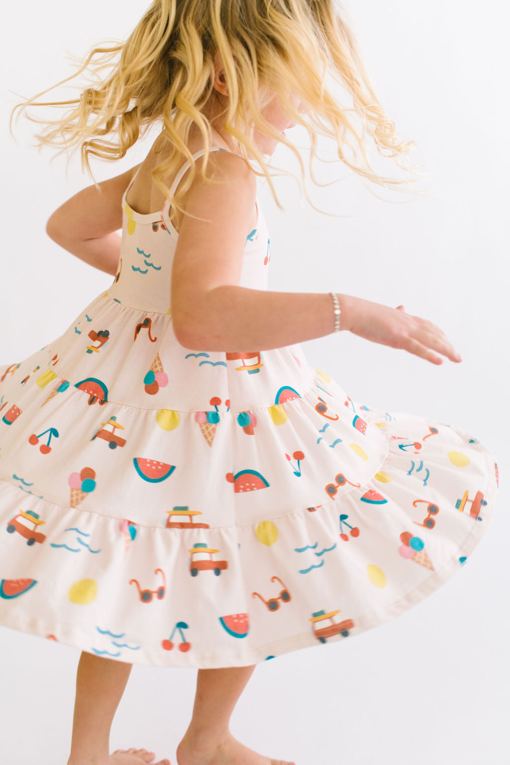 Beach Adventures Three Tier Twirly Dress