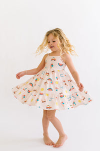 Beach Adventures Three Tier Twirly Dress