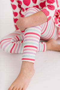 LAST ONE Smitten Stripe Leggings